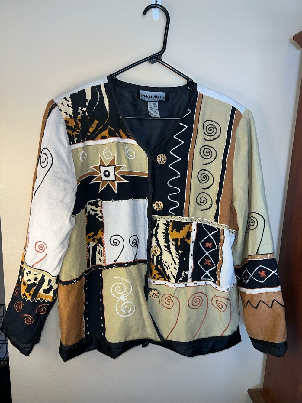 Indigo Moon Button Jacket Size Large